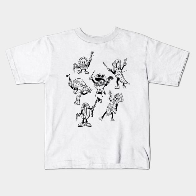 Squad Kids T-Shirt by Brian_John_Park